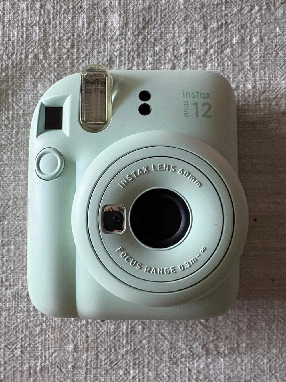 Fujifilm Instax Mini 12 Instant Camera Mint Green With Carrying Case